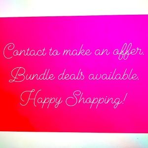 Welcome to my shop! All items are high quality in New or Great condition.